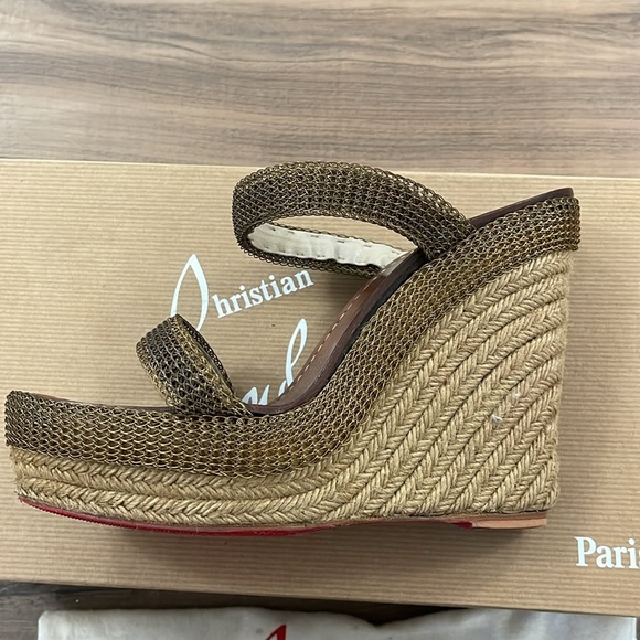 Christian Louboutin Cadena Chain Espadrilles - Picture 7 of 12